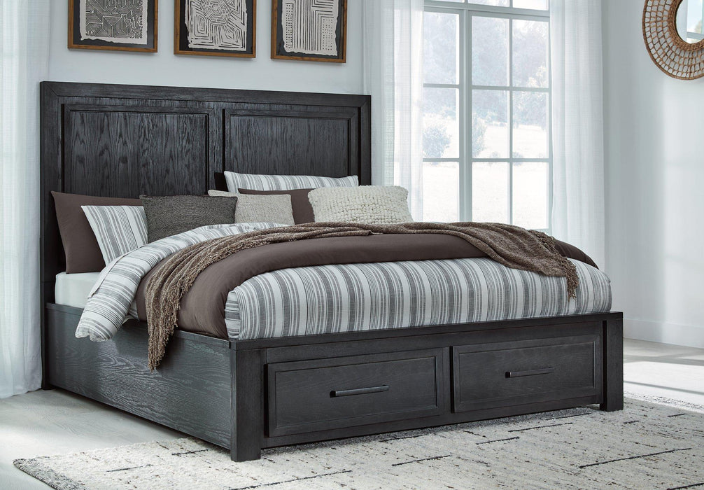 Foyland Panel Storage Bed