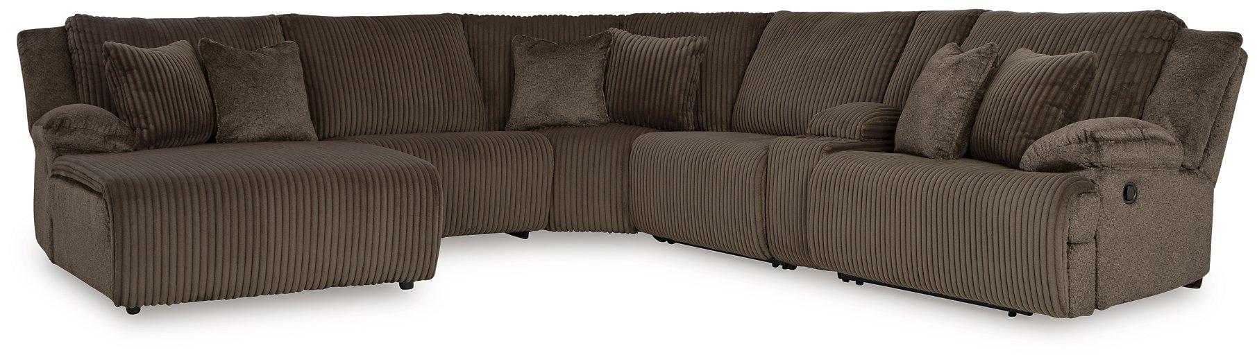 Top Tier Reclining Sectional with Chaise