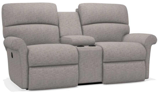 La-Z-Boy Robin Smoke Reclining Loveseat with Console image