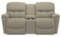 La-Z-Boy Kipling Teak Power Reclining Loveseat With Headrest and Console image