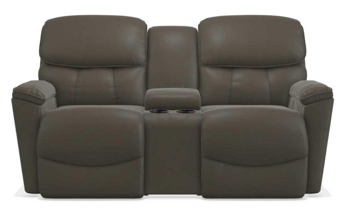 La-Z-Boy Kipling Tar Power Reclining Loveseat With Console image