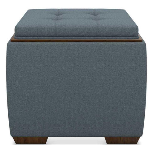 La-Z-Boy Leo Denim Ottoman image