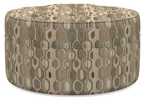 La-Z-Boy Roundabout Flax Ottoman image