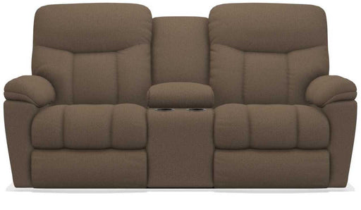 La-Z-Boy Morrison Cappuccino Power Reclining Loveseat with Console image