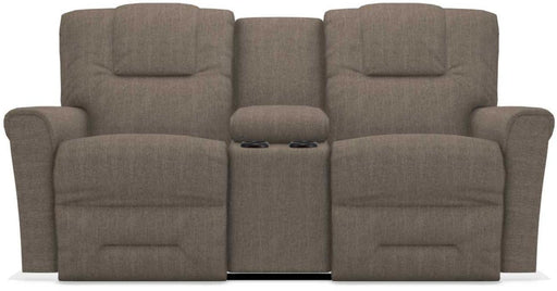 La-Z-Boy Easton Otter Power Reclining Loveseat with Headrest And Console image