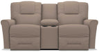 La-Z-Boy Easton Cashmere Power Reclining Loveseat with Headrest And Console image