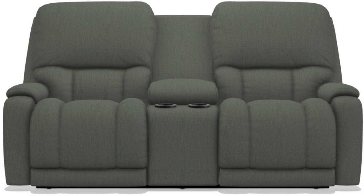 La-Z-Boy Greyson Kohl Power Reclining Loveseat with Headrest And Console image