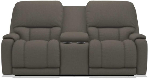 La-Z-Boy Greyson Granite Power Reclining Loveseat with Headrest And Console image