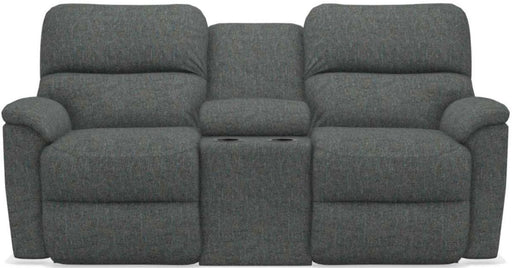 La-Z-Boy Brooks Midnight Power Reclining Loveseat With Headrest & Console image