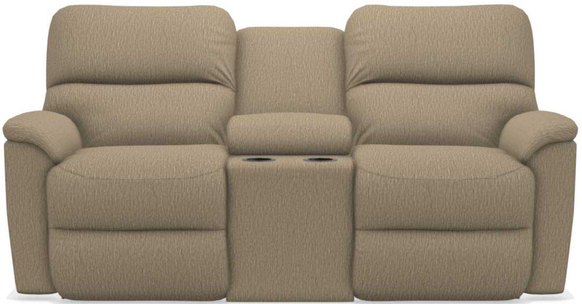 La-Z-Boy Brooks Driftwood Power Reclining Loveseat With Console image