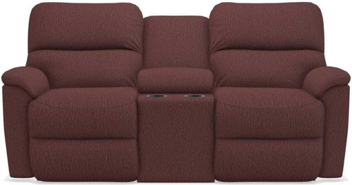 La-Z-Boy Brooks Burgundy Power Reclining Loveseat With Console image