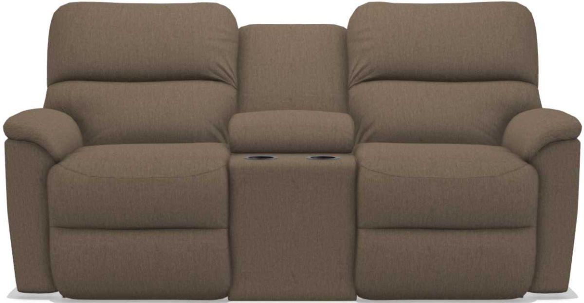 La-Z-Boy Brooks Java Power Reclining Loveseat With Console image