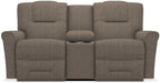 La-Z-Boy Easton PowerRecline La-Z-Time Otter Reclining Console Loveseat image