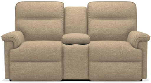 La-Z-Boy Jay PowerRecline La-Z-Time Barley Reclining Loveseat and Console image