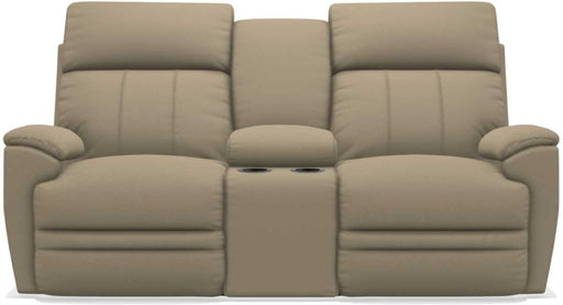 La-Z-Boy Talladega Wicker La-Z-Time Full Reclining Loveseat With Console image