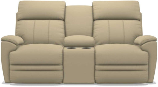 La-Z-Boy Talladega Sand La-Z-Time Power-Reclineï¿½ Loveseat With Console & Power Headrest image