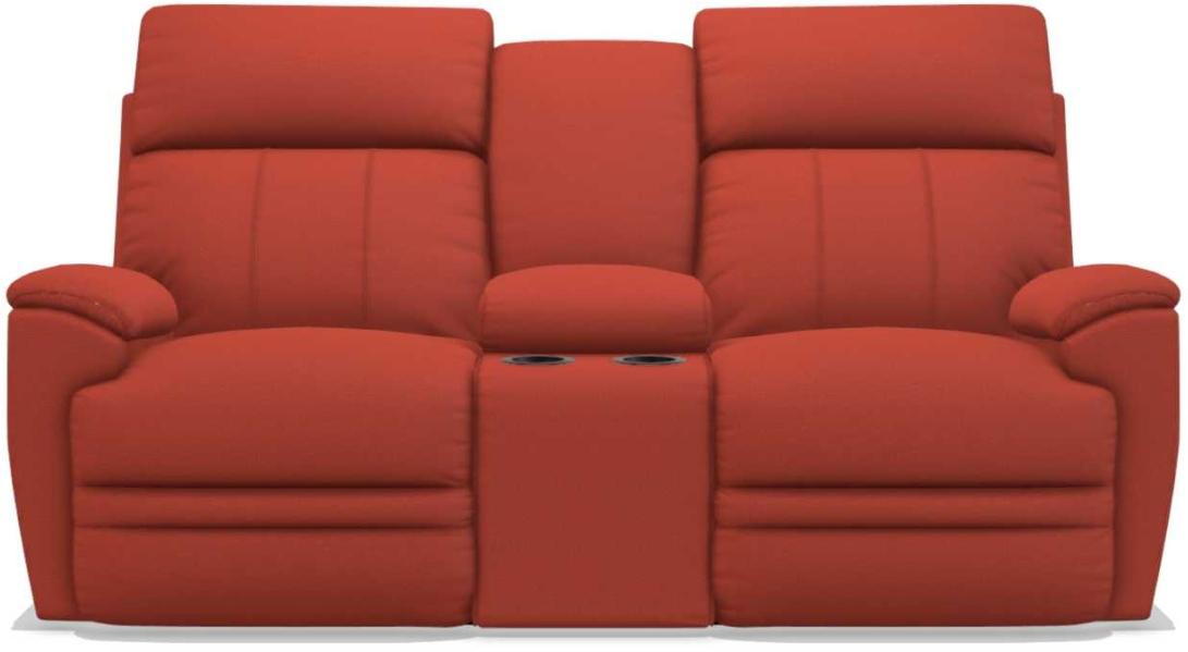 La-Z-Boy Talladega Persimmon La-Z-Time Power-Reclineï¿½ Loveseat With Console & Power Headrest image