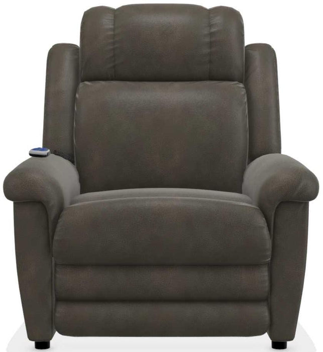 La-Z-Boy Clayton Slate Gold Power Lift Recliner with Massage and Heat image