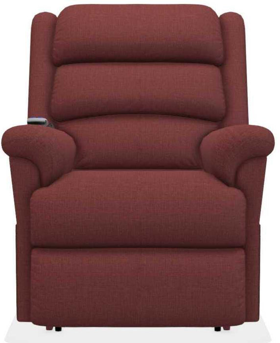 La-Z-Boy Astor Platinum Merlot Power Lift Recliner with Headrest and Lumbar image