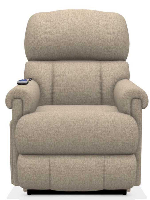 La-Z-Boy Pinnacle Platinum Pumice Power Lift Recliner with Massage and Heat image