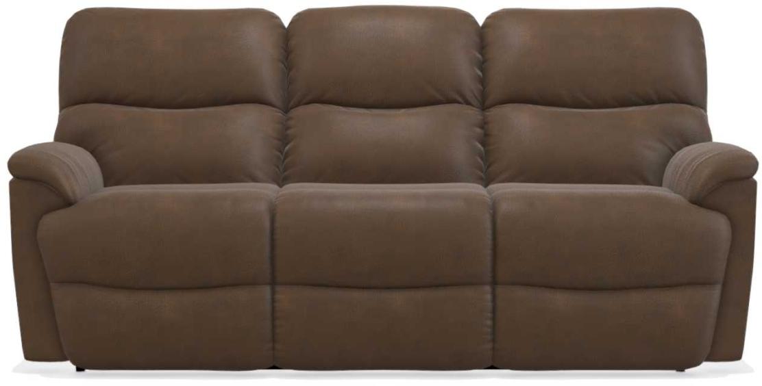 La-Z-Boy Trouper PowerRecline La-Z-Time Whiskey Reclining Sofa image