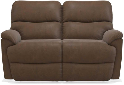 La-Z-Boy Trouper PowerRecline La-Z-Time Whiskey Reclining Loveseat w/Power Headrest image