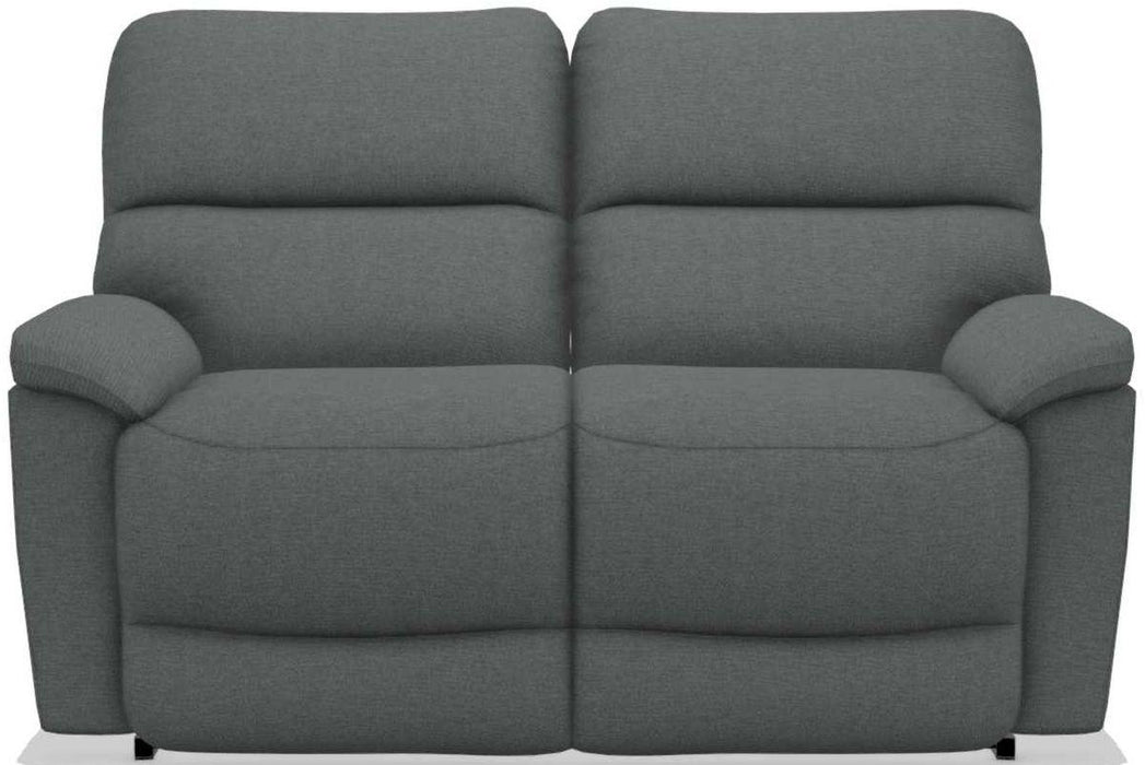 La-Z-Boy Brooks Gray Power Reclining Loveseat With Headrest image