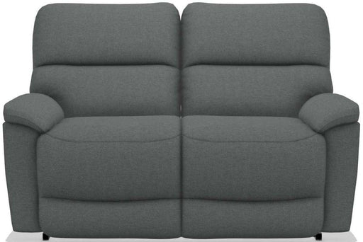 La-Z-Boy Brooks Gray Power Reclining Loveseat With Headrest image