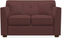 La-Z Boy Dixie Burgundy Loveseat image