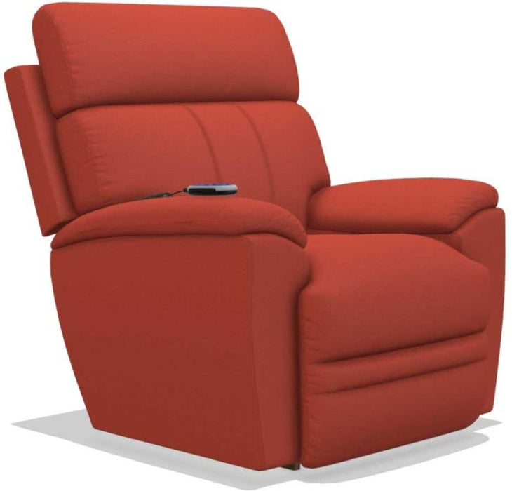 La-Z-Boy Talladega Persimmon 2-Motor Massage & Heat Power-Recline-Xr Reclina-Rocker Recliner image