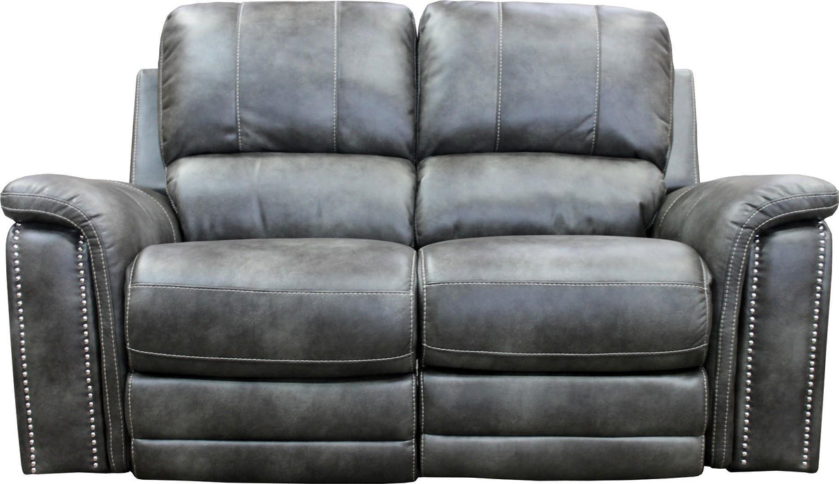 Parker House Belize Loveseat Dual PWR Recliner w/ USB & PWR Headrest in Ash image