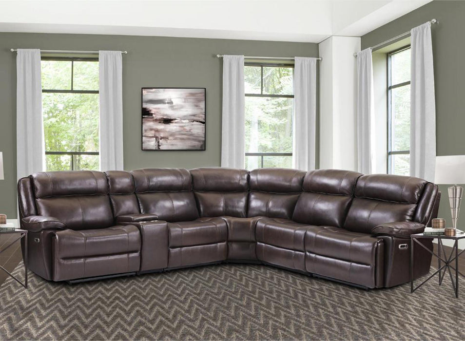 Parker House Furniture Eclipse Power Right Arm Facing Recliner in Florence Brown