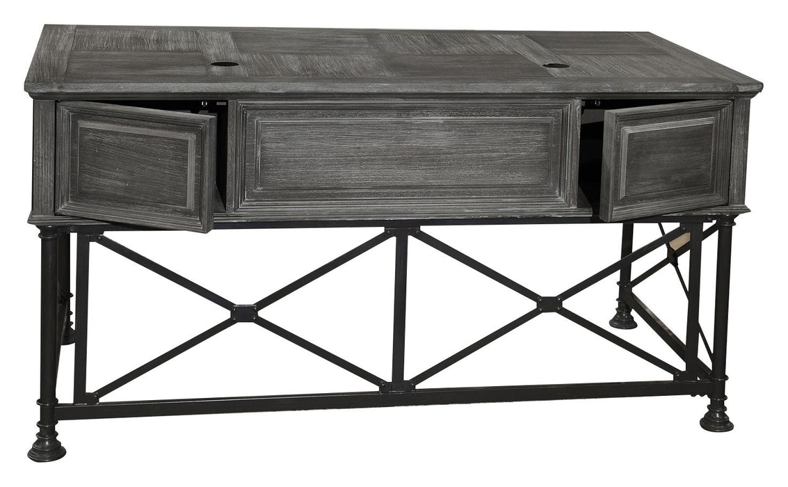 Parker House Gramercy Park Writing Desk in Vintage Burnished Smoke