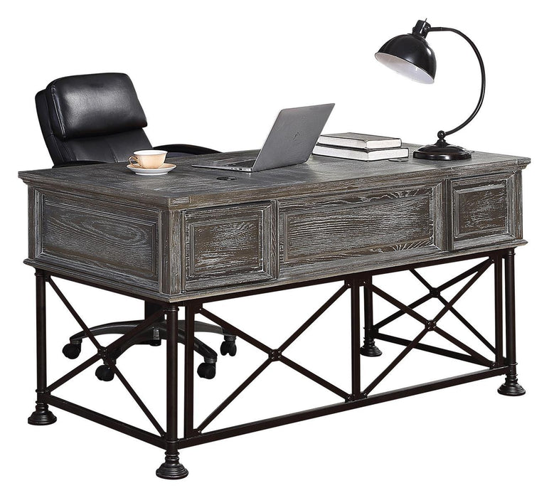 Parker House Gramercy Park Writing Desk in Vintage Burnished Smoke