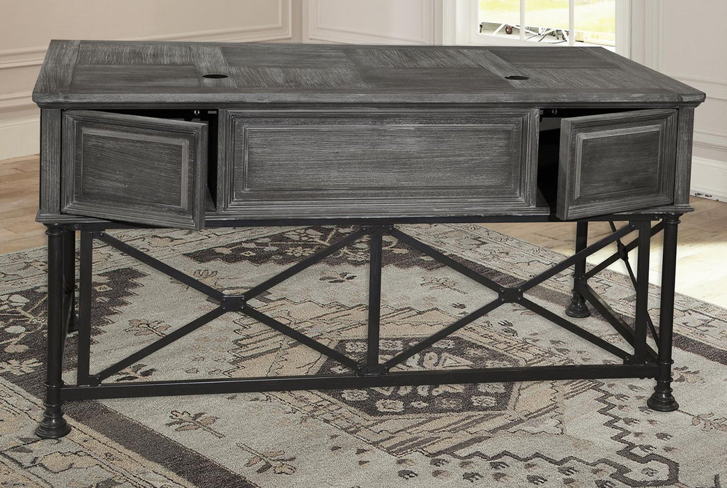 Parker House Gramercy Park Writing Desk in Vintage Burnished Smoke