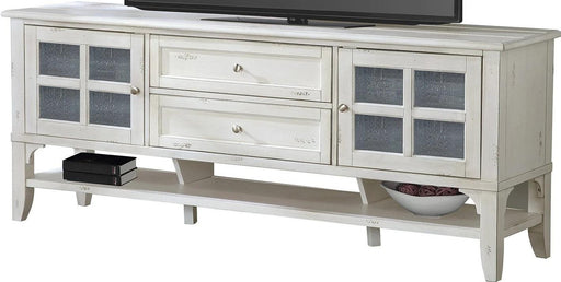 Parker House Hilton 76 in. TV Console in Vintage Antique Storm image