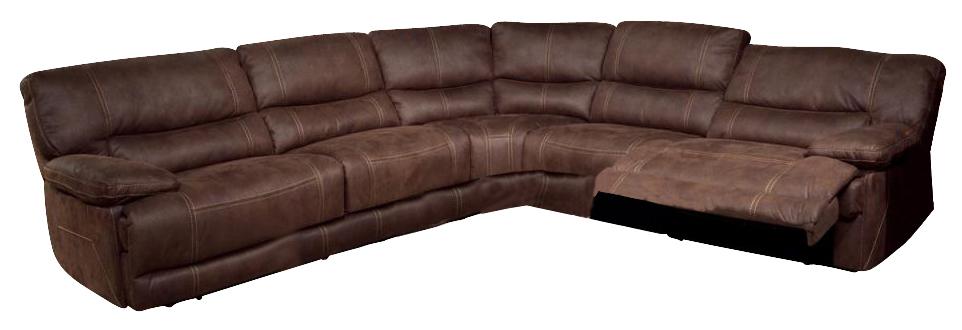 Parker House Pegasus 5pc Power Recliner Sectional in Dark Kahlua image