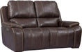 Parker House Potter Loveseat Dual PWR Recliner w/ USB & PWR Headrest in Walnut image