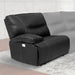 Parker House Spartacus Power Left Arm Facing Recliner in Black image