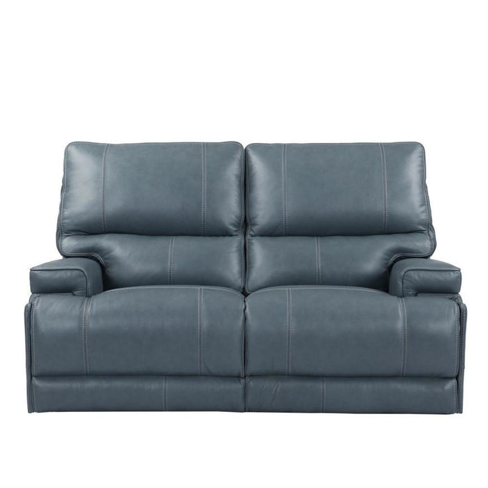 Parker House Whitman Power Cordless Loveseat in Verona Azure