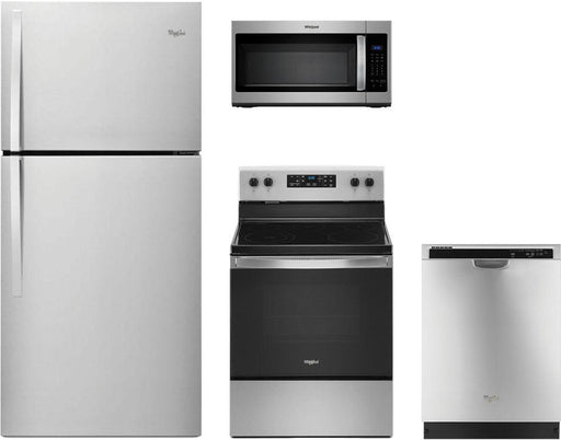 Whirlpool� 4 Piece Stainless Steel Kitchen Package image