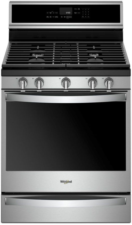 Whirlpool� 30" Fingerprint Resistant Stainless Steel Freestanding Gas Range image