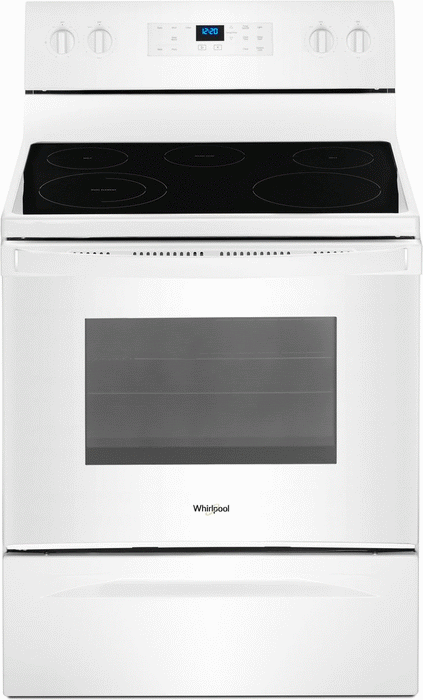 Whirlpool� 30" White Free Standing Electric Range - Burnett Furniture (Henryetta, OK)