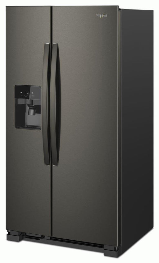 Whirlpool� 24.6 Cu. Ft. Fingerprint Resistant Black Stainless Side-by-Side Refrigerator image