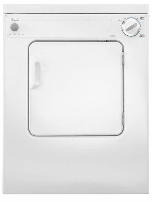 Whirlpool� 3.4 Cu. Ft. White Compact Front Load Electric Dryer image