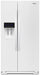 Whirlpool� 20.6 Cu. Ft. White Counter Depth Side-By-Side Refrigerator image