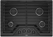 Whirlpool� 30" Black Gas Cooktop image