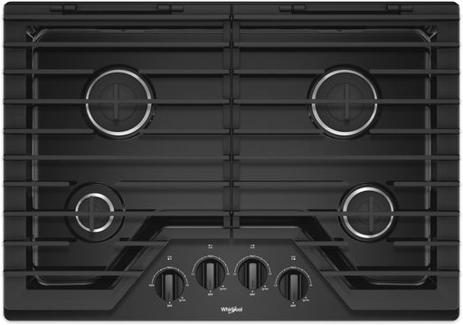 Whirlpool� 30" Black Gas Cooktop image