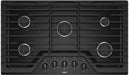 Whirlpool� 36" Black Gas Cooktop image