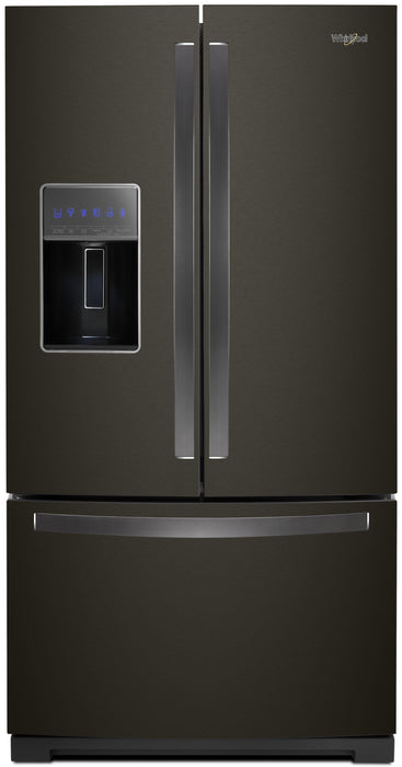 Whirlpool� 26.8 Cu. Ft. Black Stainless Steel French Door Refrigerator image